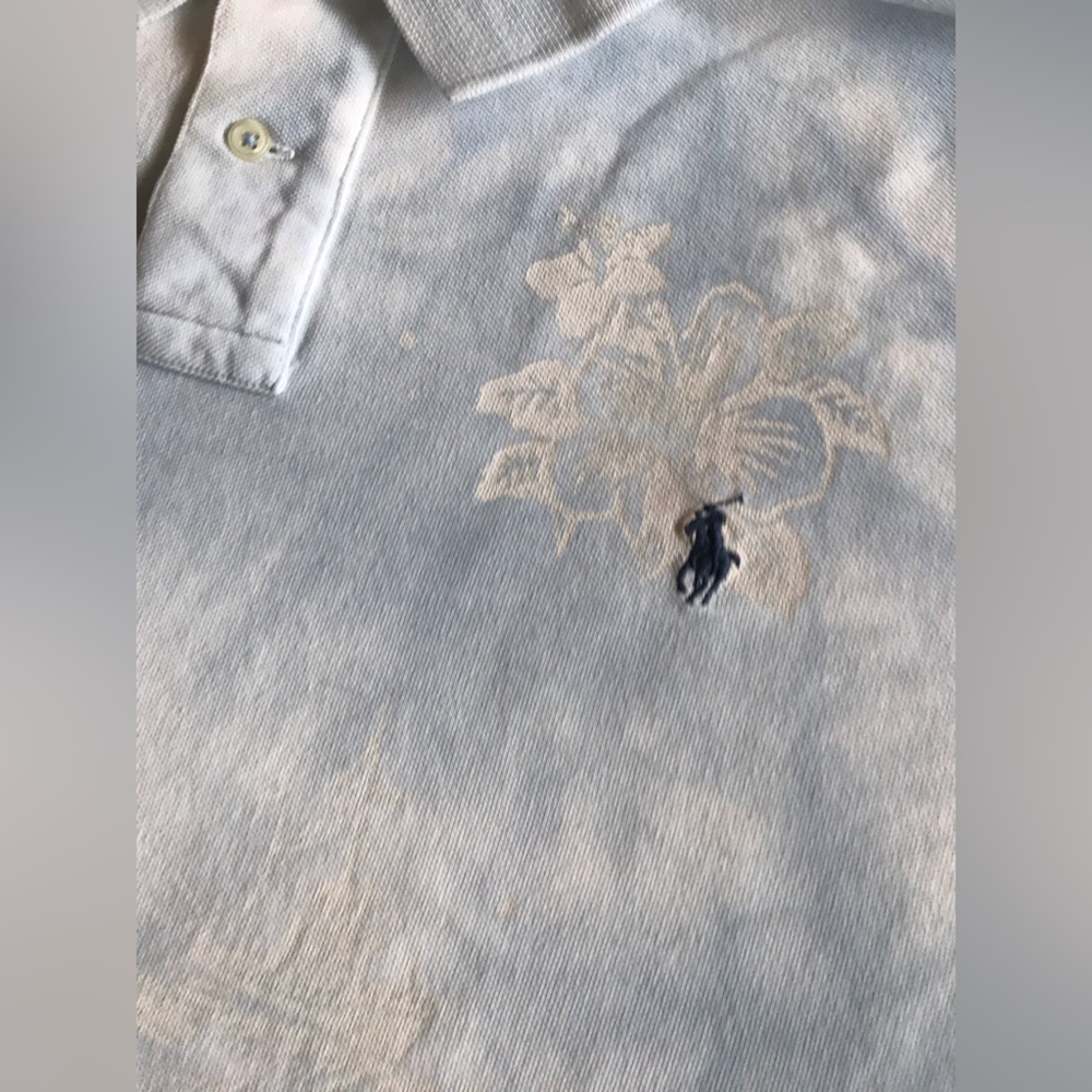 Polo Ralph Lauren Hawaiian Polo Shirt in Light Blue